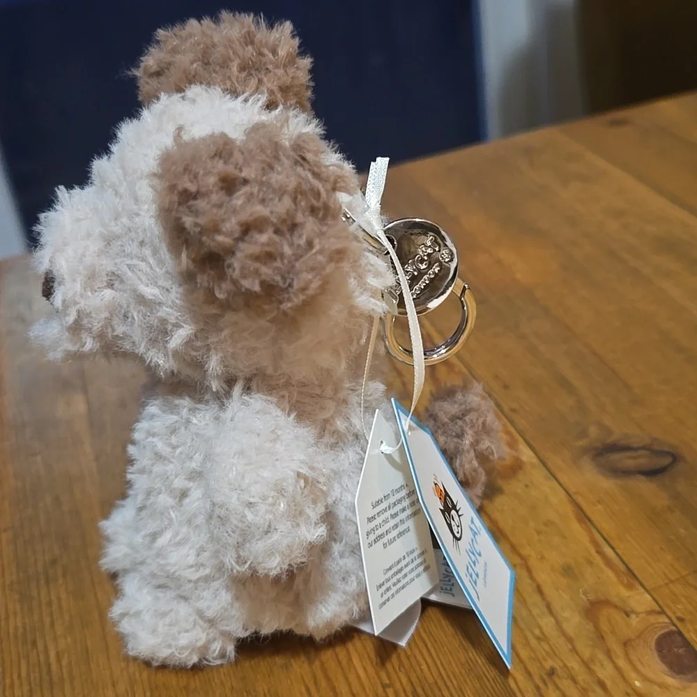 Jellycat Little Pup Bag Charm 7.1x 3.9x3.1" NWT Authentic - Picture 5 of 8